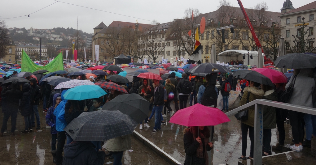 Demo in Stuttgart
