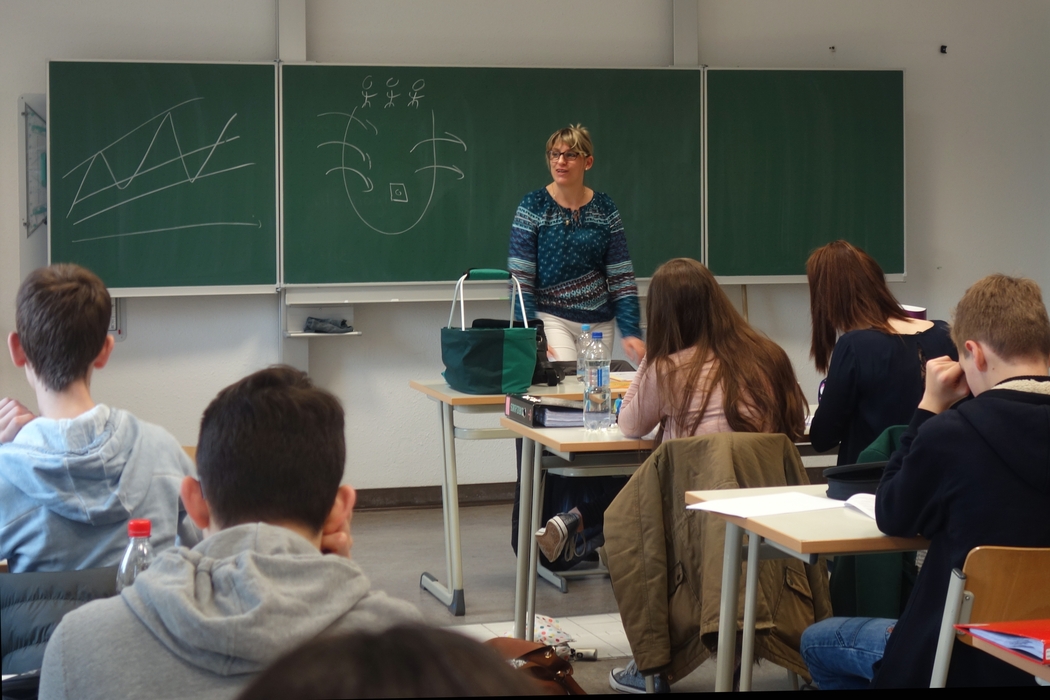 Kurs der Sparkasse am Heisenberg Gymnasium Ettlingen