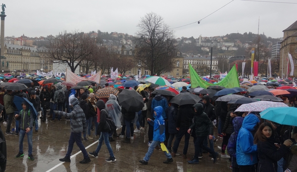 Demo in Stuttgart