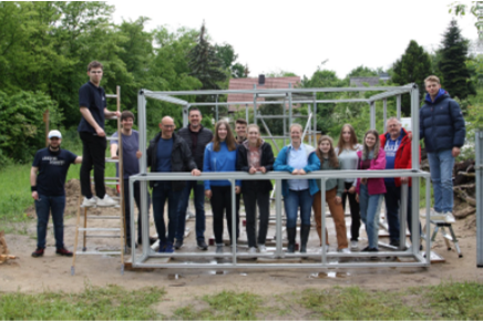 Gruppenbild Gewächshaus