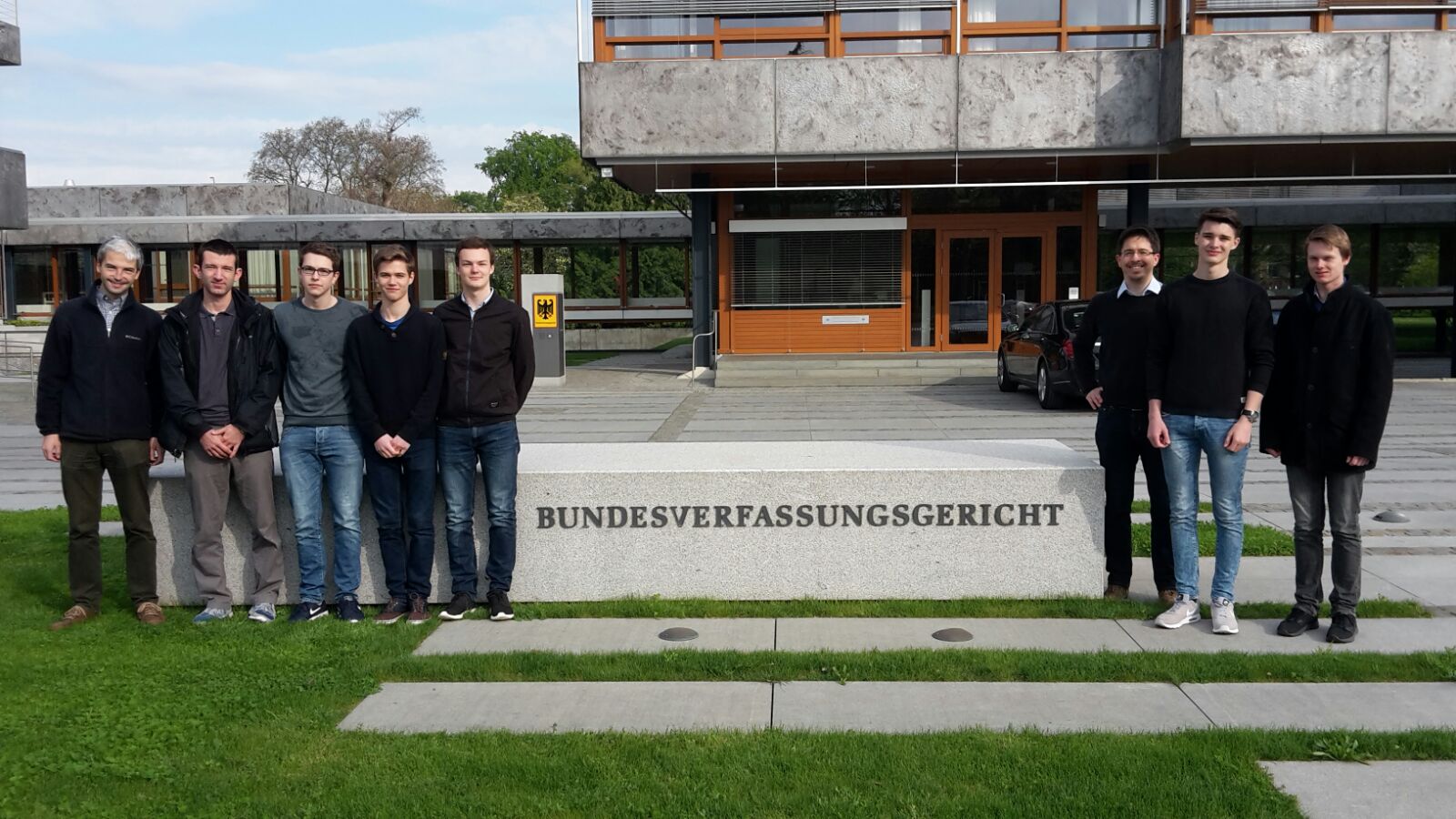 Schüler am Bundesverfassungsgericht